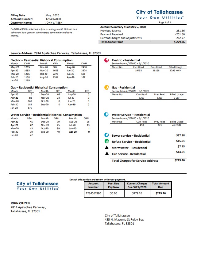  Minol USA business utility bill 